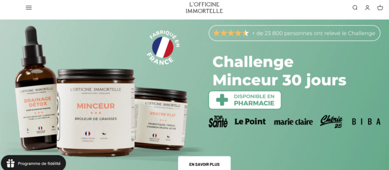 Officine Immortelle perte de poids